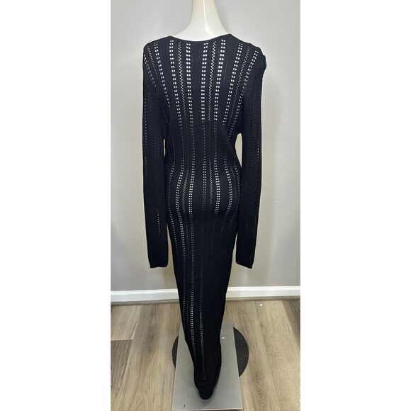 Ronny Kobo Sai V-Neck Knit Maxi Dress Size Large $538 - Picture 8 of 10